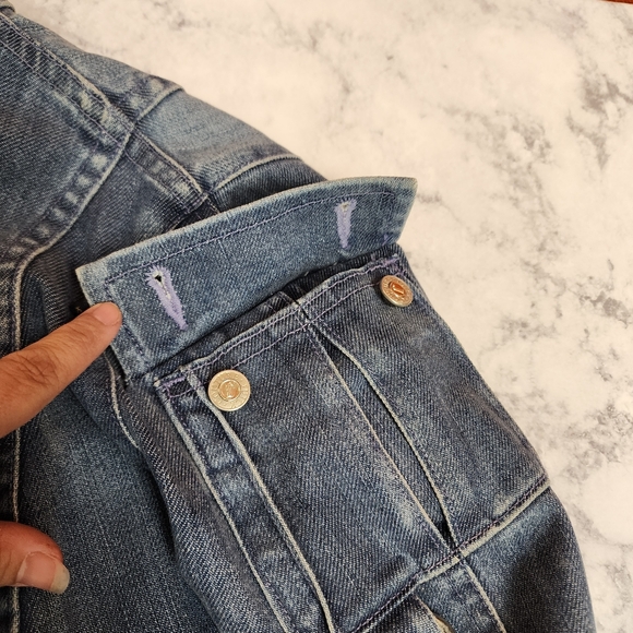 Vintage Juicy Couture Zip Up Denim Jacket - Picture 11 of 11